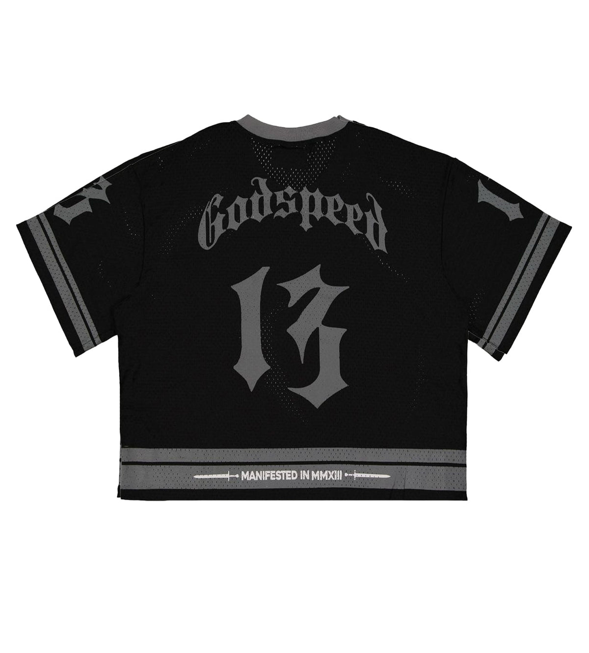 Godspeed First Down Jersey Black/Grey