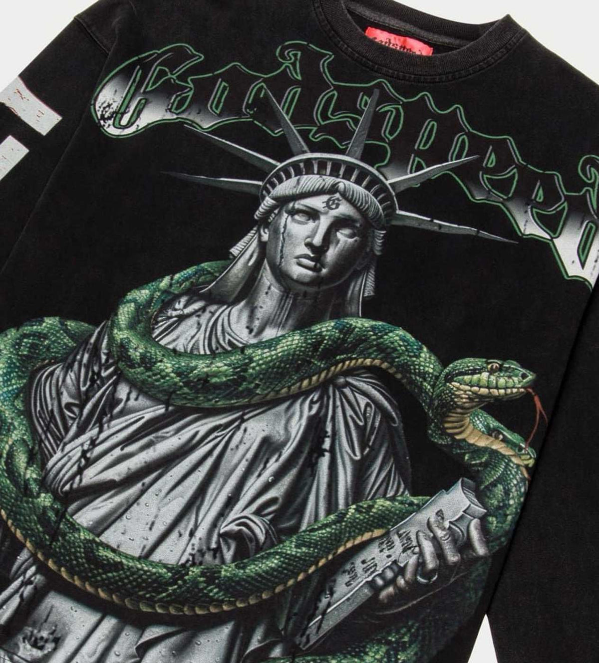 Godspeed Top 5 Slizzy L/S Tee Black Wash